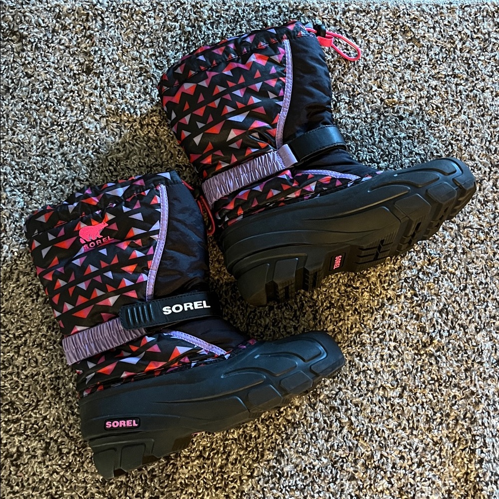 Sorel Flurry Boots Insulated Rubber Extreme Cold Protection Winter Snow Boots